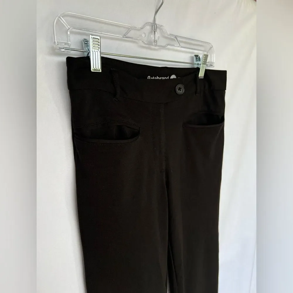 Betabrand Women's Cropped Cosmo Lite Dress Pants size Small black